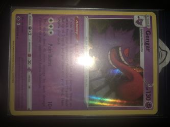 Gengar Holo Pokémon Card 057/198