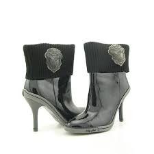 New Baby Phat Ariana Ankle Boots Black/ Brown