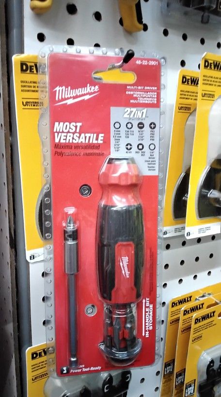 MILWAUKEE MULTI - BIT DRIVER 27 IN 1