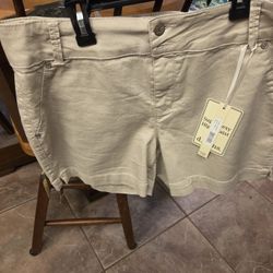 Tan Shorts. New
