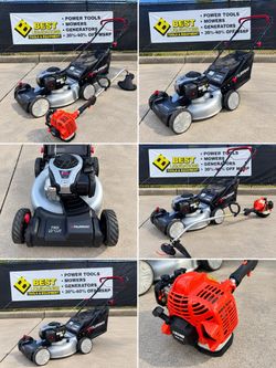 Murray self propelled mower and echo string trimmer kit