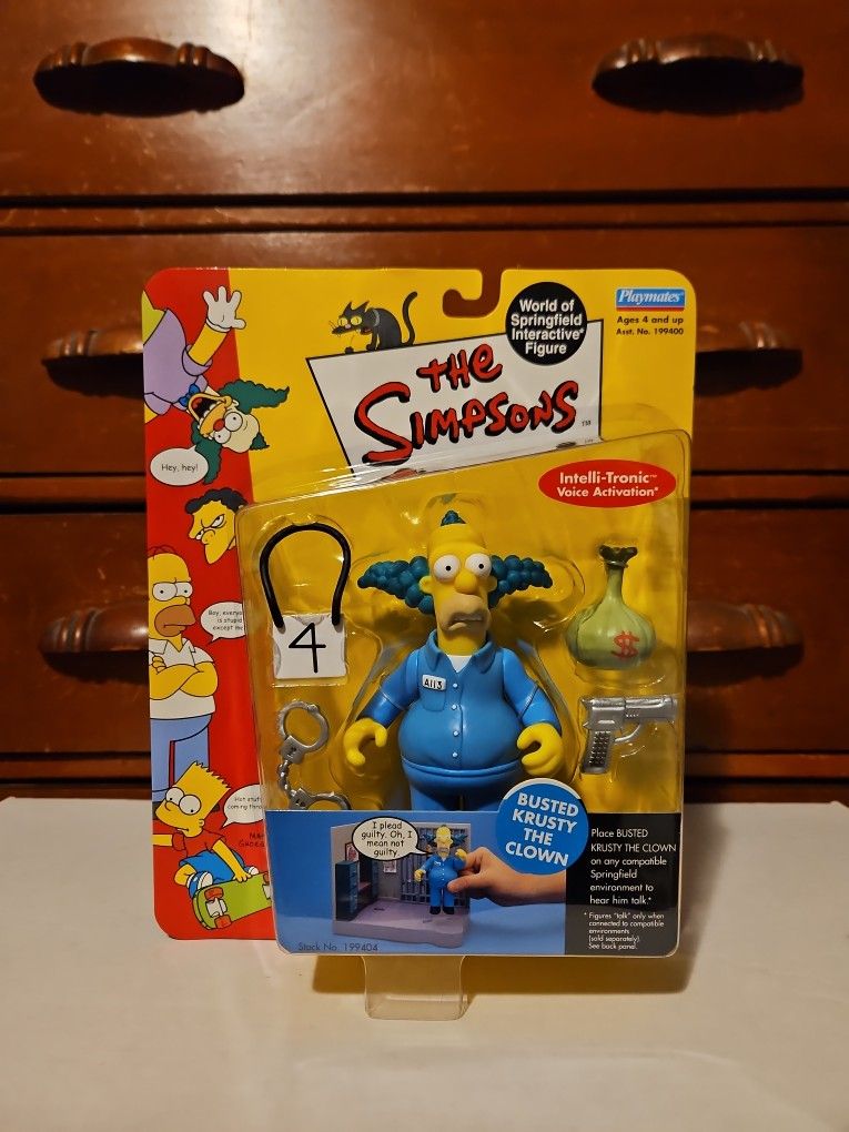 Playmates The Simpsons Busted Krusty The Clown