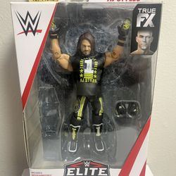 WWE AJ Styles Elite Top Picks Action Figure Mattel In Box Missing Belt