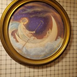 Moon Boat to Dreamland wall decor art