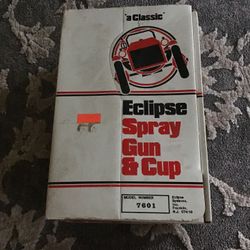 Eclipse spray gun and cup