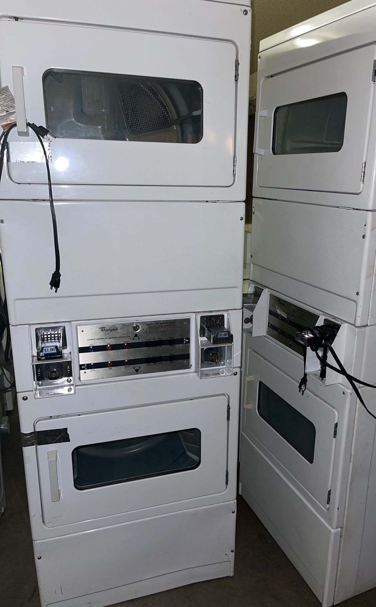 Maytag, Speed Queen Coin Washer And dryers For Sell