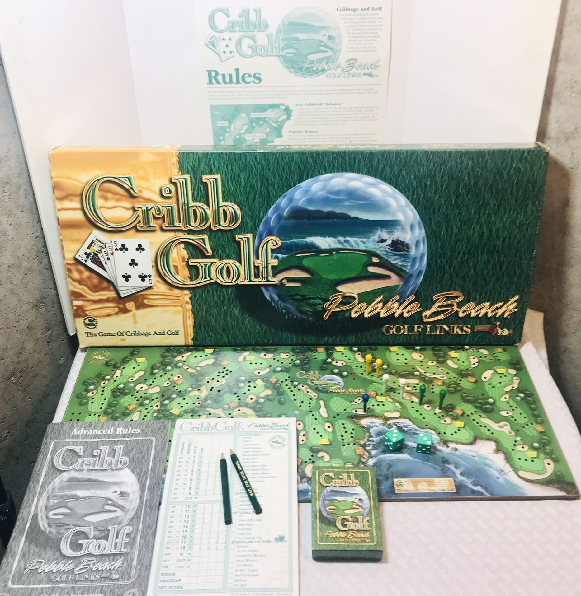 Vintage 1997 Pebble Beach Edition Golf Cribb Golf