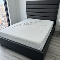 Queen Size Bed frame + mattress 