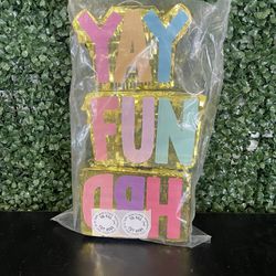 Birthday “Yay Fun HBD” Mini Piñata 