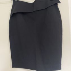 Express Black Elastic Pencil Skirt Small