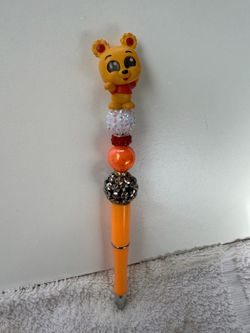 Character beaded pen