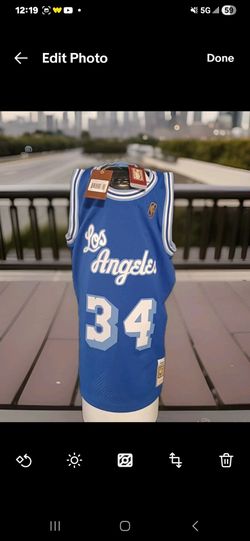 Mitchell and ness rookie  Lakers #34 o Neal  Jersey