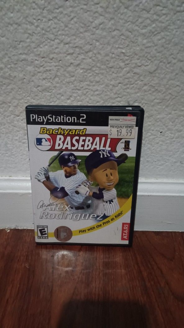 Backyard Baseball Alex Rodriguez PlayStation 2