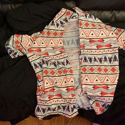 Fashion Nova Men Short Sleeve Button Up