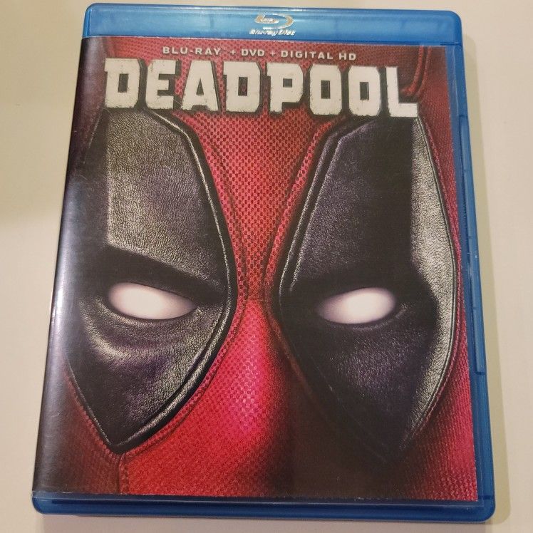 $5 BLU RAY , DEADPOOL  BLU RAY ONLY NO DIGITAL OR DVD. $5 OR TRADE FOR A MOVIE TITLE  I DO NOT ALREADY OWN.