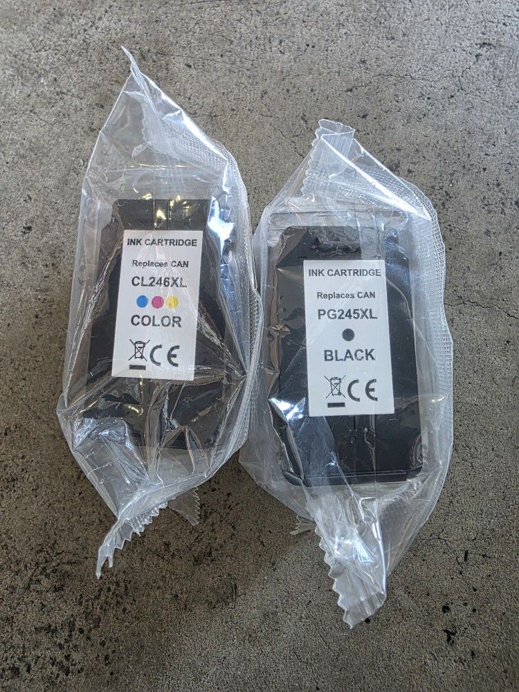 New 246xl 245xl Ink Cartridges Black Tri Color For CANON Printer