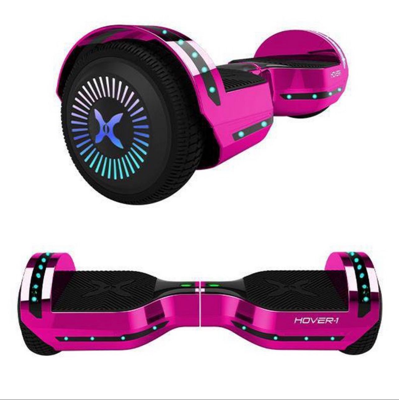 Hover-1 Chrome Hoverboard - Pink