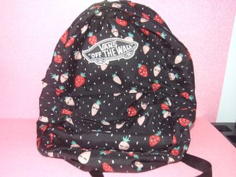 Vans Off The Wall Strawberries Full-Size Backpack