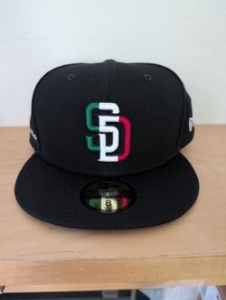 New Era 59FIFTY San Diego Padres Mexico Flag Hat Size 8