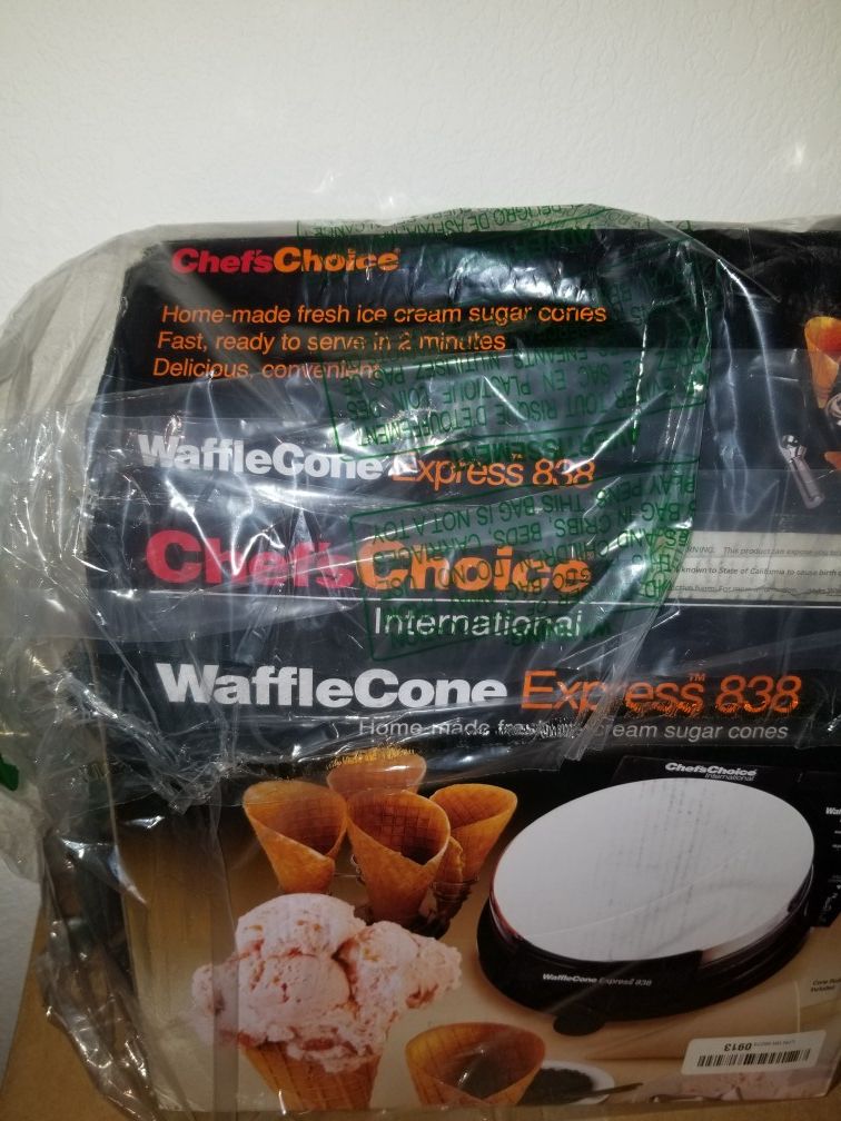 Chefs choice 838 waffle cone maker