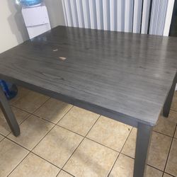 Solid Gray Wooden table (USED)