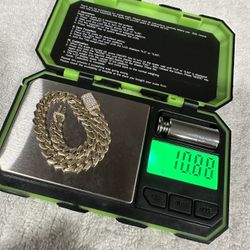 14KT  Cuban Link Bracelet 