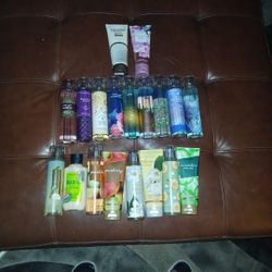 Brand New Never Used Bath And Body Works Spray And Lotions