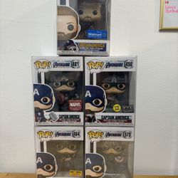 Funko pops -  Marvel (Captain America)