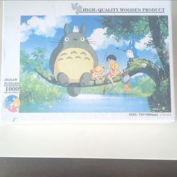 My Neighbor Totoro Wooden Jigsaw Puzzle 1000 Pieces Multicolor Anime 17+