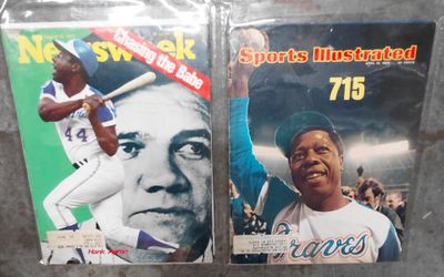 Hank Aaron magazines