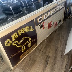 Camel Marquee Display With Clock 