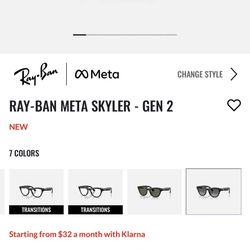 Ray Ban Meta Skyler - Gen 2