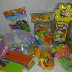 MISCELLANEOUS FOAM CRAFT SUPPLIES