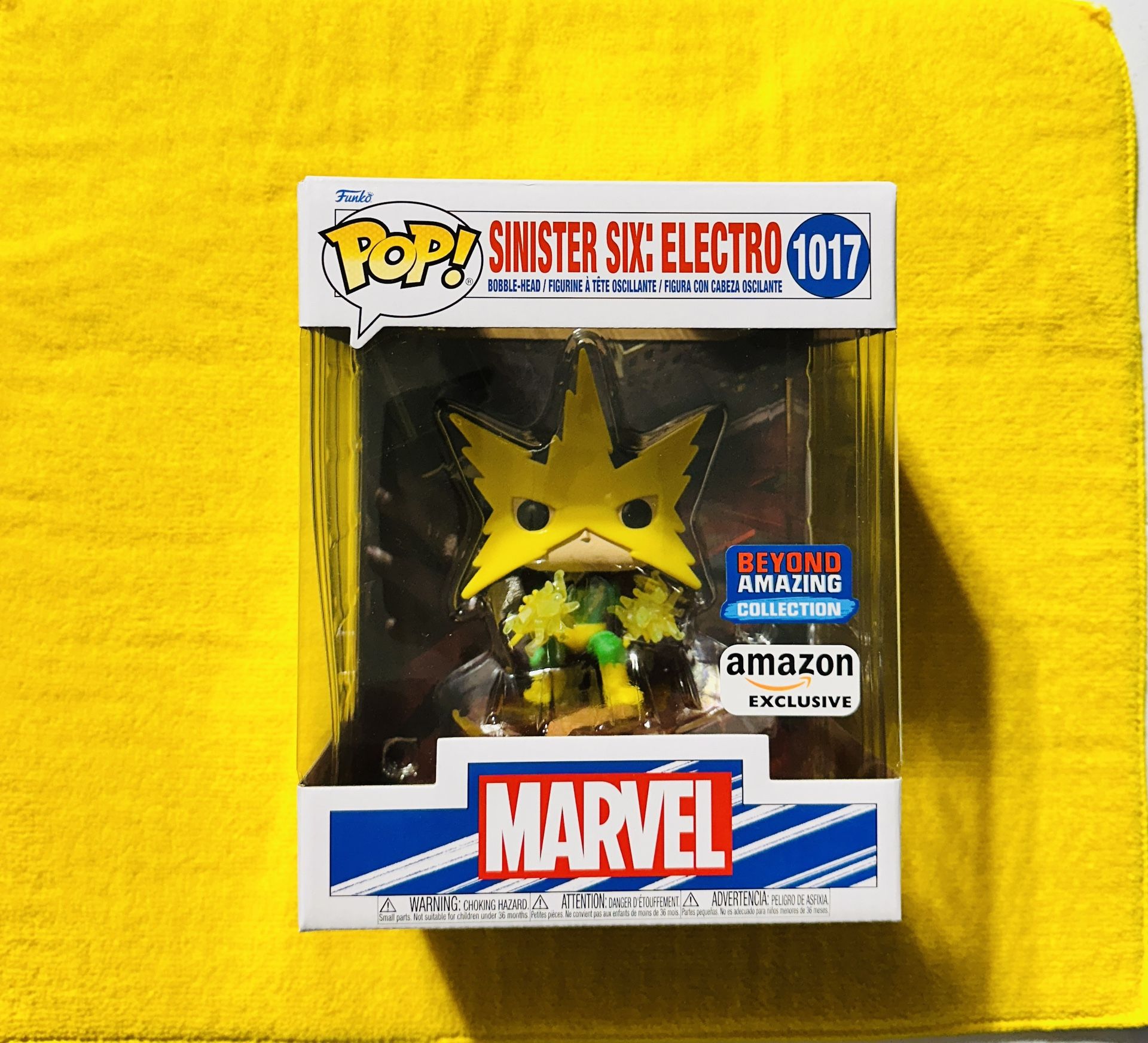 Funko Pop! Deluxe: Marvel Sinister 6 - Electro, Amazon Exclusive-Diorama Piece