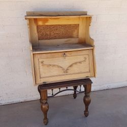 Antique Wood Desk Top - $50