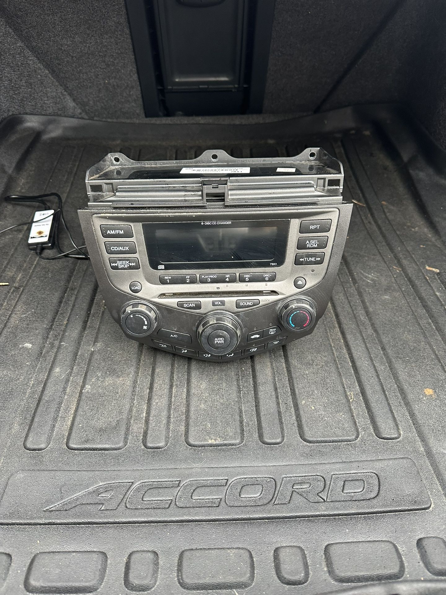 2003-2007 Honda Accord Radio Receiver CD Player W/o Navigation Manual Sedan OEM