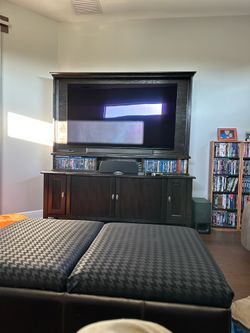 Custom TV Entertainment Stand