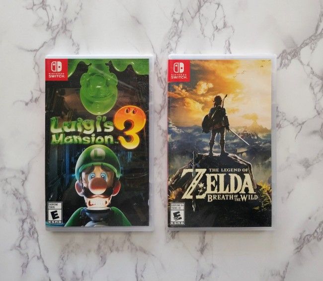 Nintendo Switch Games BRAND NEW Luigi Zelda READ DESCRIPTION