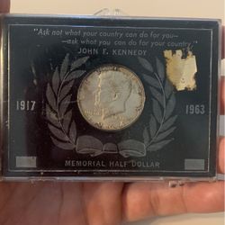 John F. Kennedy Memorial Half Dollar 1(contact info removed)