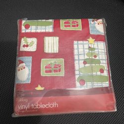 Holiday Vinyl Tablecloth