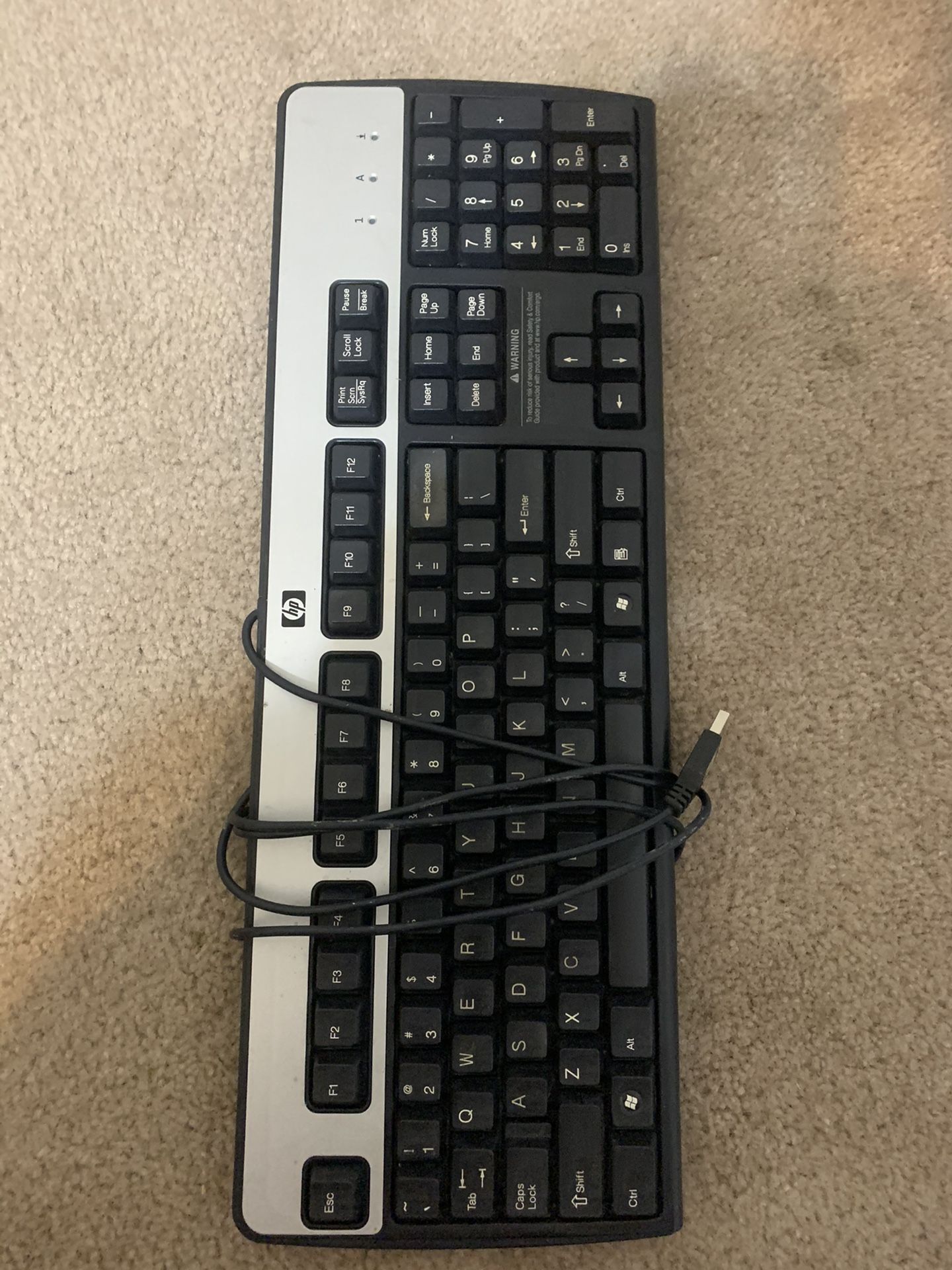 USB keyboard