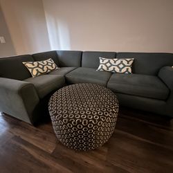 Blue Section Sofa Couch