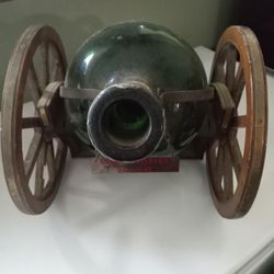Vintage Bottle Holder Cannon 
