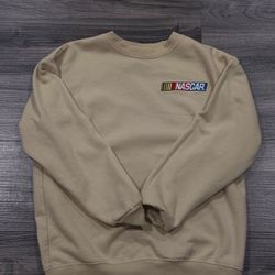 Tan NASCAR Crewneck/Sweatshirt