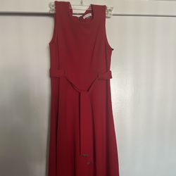 Calvin Klein Red Dress