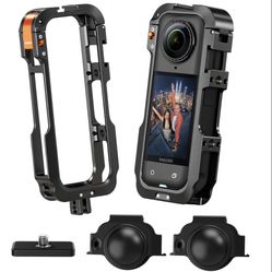 AMAZEAR Metal Protective Case For Insta360 X5 Accessories, Insta 360 X5