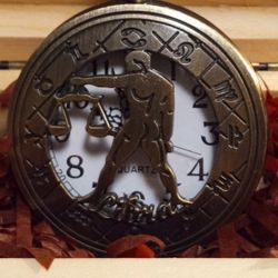 "Libra" ZODIAC SIGN ---WOODEN BOX INCLUDED  AND GIFT BAG IS INCLUDED