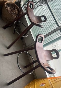 Wooden chairs