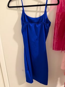Blue homecoming dress