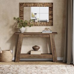 Tribesigns Entryway Table / Rustic Brown Console Table 